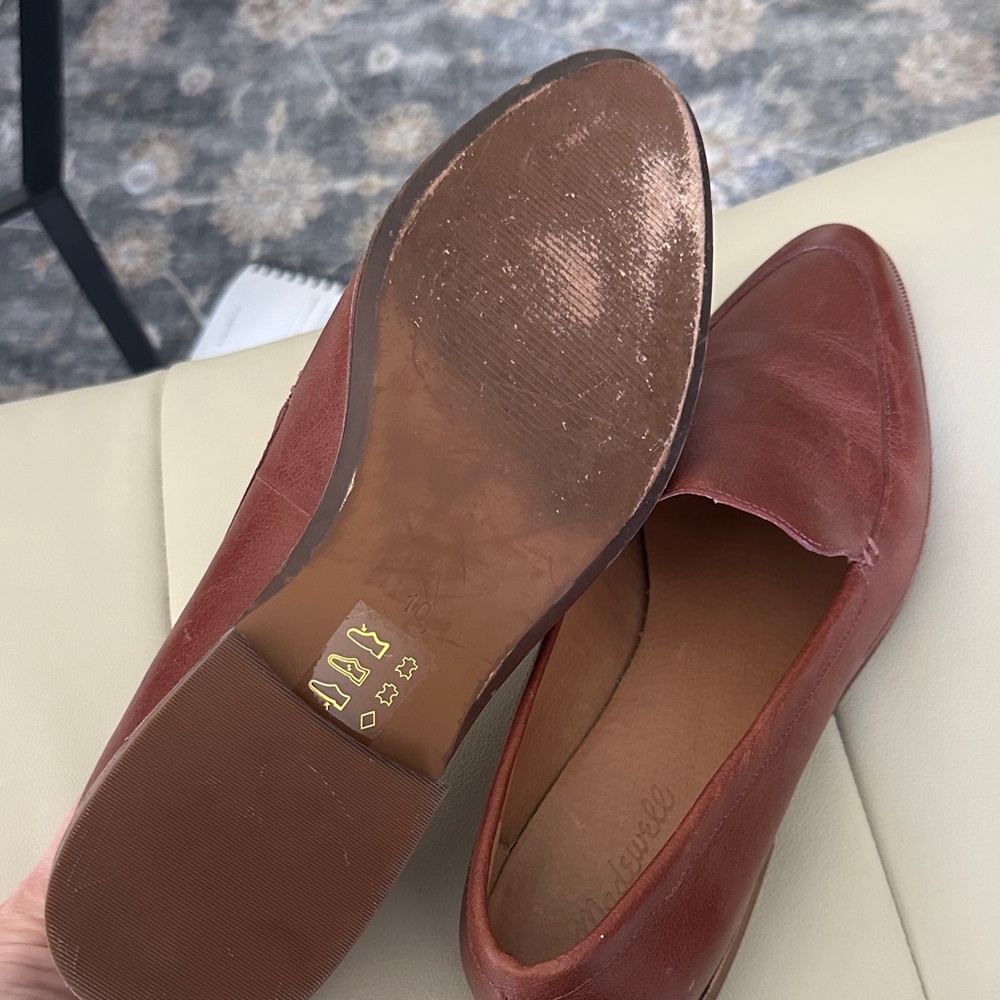 Madewell Leather Loafers Tan/Brown Francis - Picture 7 of 7